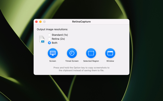 RetinaCapture for macOS screenshot