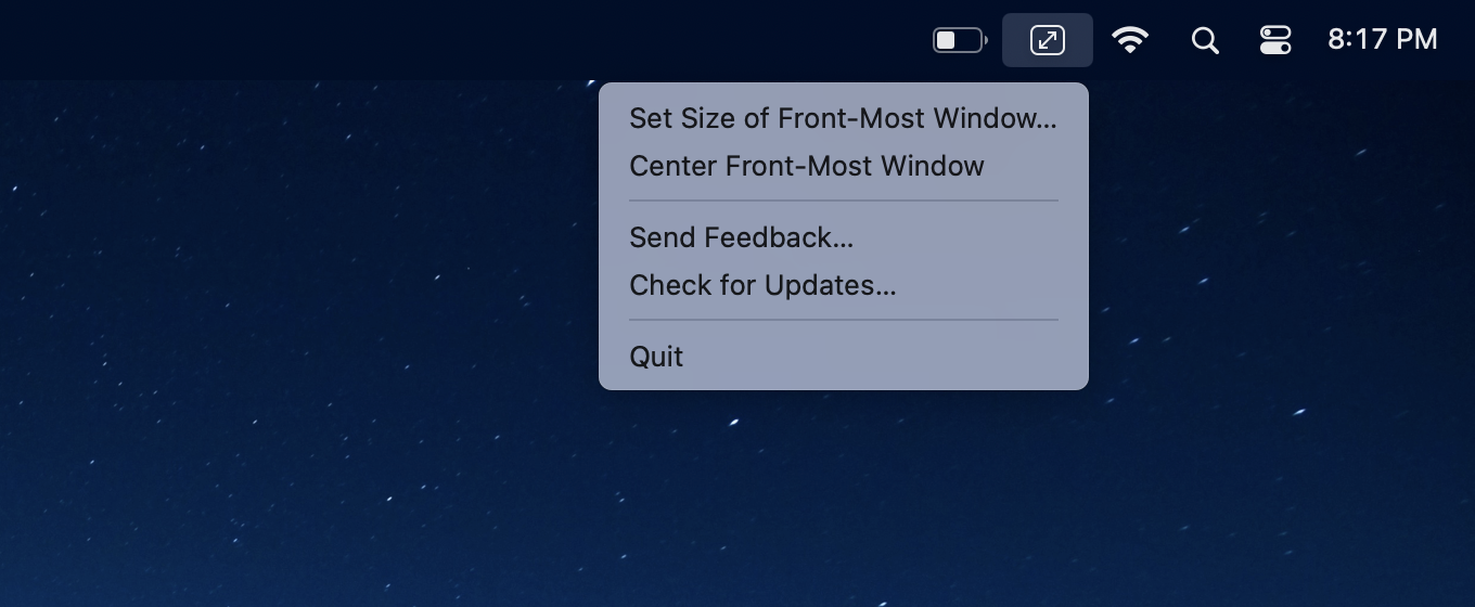 WindowSizer for Mac | center macOS app windows